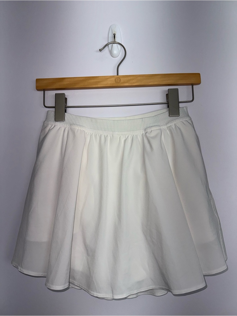 89: Lululemon Narrow Waistband Tennis Skirt White Size 6